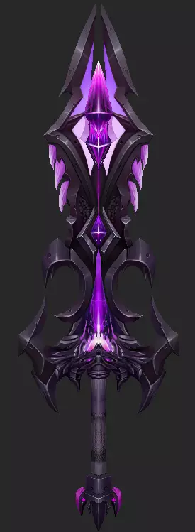 Pack With 30 Fantasy Swords - Part 09 Low-poly 3D model_23