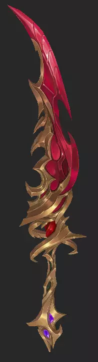 Pack With 30 Fantasy Swords - Part 09 Low-poly 3D model_11