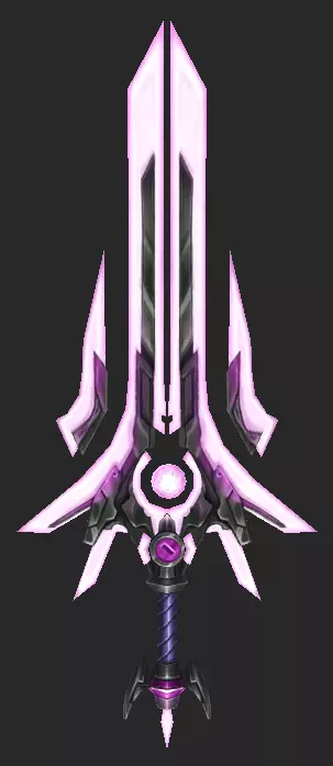 Pack With 30 Fantasy Swords - Part 09 Low-poly 3D model_5