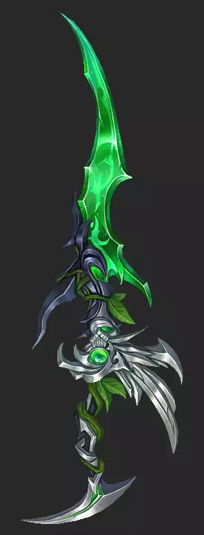 Pack With 30 Fantasy Swords - Part 09 Low-poly 3D model_24