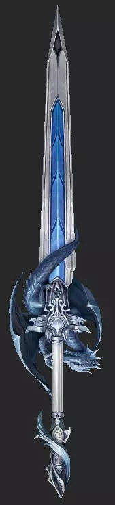 Pack With 30 Fantasy Swords - Part 09 Low-poly 3D model_12