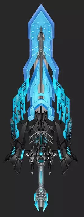 Pack With 30 Fantasy Swords - Part 08 Low-poly 3D model_30