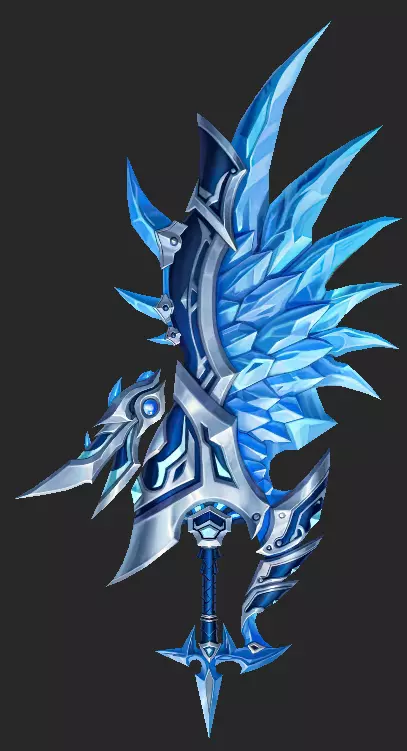 Pack With 30 Fantasy Swords - Part 08 Low-poly 3D model_25