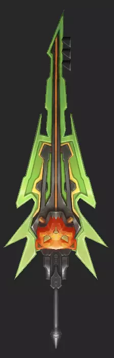 Pack With 30 Fantasy Swords - Part 08 Low-poly 3D model_2