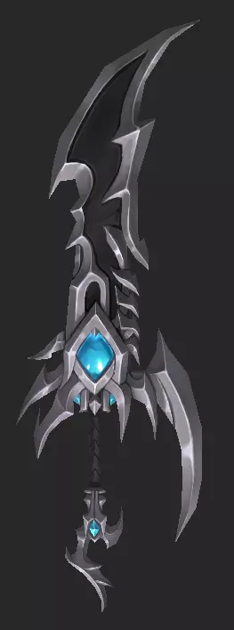 Pack With 30 Fantasy Swords - Part 07 Low-poly 3D model_20