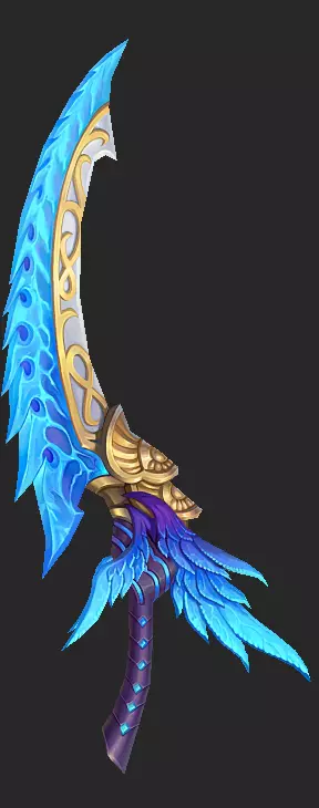 Pack With 30 Fantasy Swords - Part 07 Low-poly 3D model_7