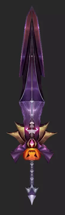 Pack With 30 Fantasy Swords - Part 07 Low-poly 3D model_12