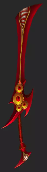 Pack With 30 Fantasy Swords - Part 06 Low-poly 3D model_24