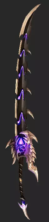 Pack With 30 Fantasy Swords - Part 06 Low-poly 3D model_19