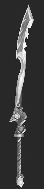 Pack With 30 Fantasy Swords - Part 06 Low-poly 3D model_4