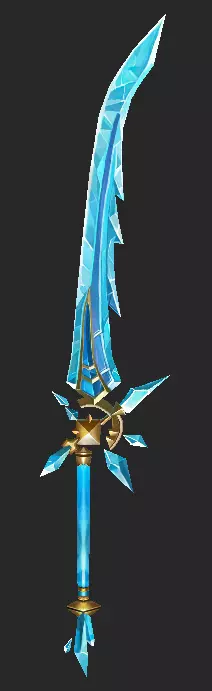 Pack With 30 Fantasy Swords - Part 06 Low-poly 3D model_9