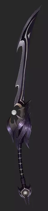 Pack With 30 Fantasy Swords - Part 06 Low-poly 3D model_26