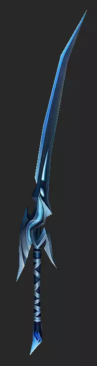 Pack With 30 Fantasy Swords - Part 06 Low-poly 3D model_5