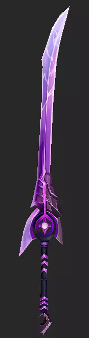 Pack With 30 Fantasy Swords - Part 06 Low-poly 3D model_7