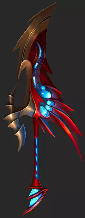 Pack With 30 Fantasy Swords - Part 05 Low-poly 3D model_8