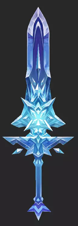 Pack With 30 Fantasy Swords - Part 05 Low-poly 3D model_15