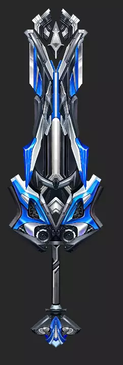 Pack With 30 Fantasy Swords - Part 05 Low-poly 3D model_20