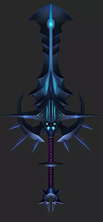 Pack With 30 Fantasy Swords - Part 05 Low-poly 3D model_7