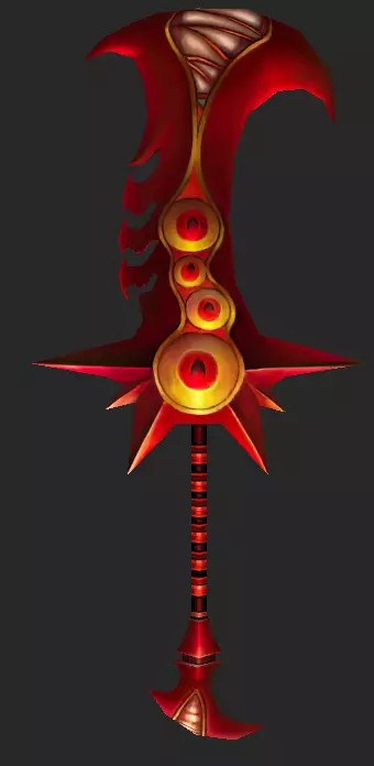 Pack With 30 Fantasy Swords - Part 05 Low-poly 3D model_22