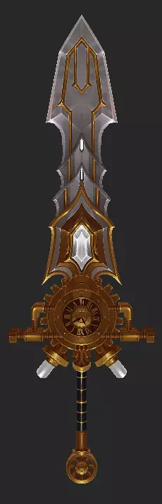 Pack With 30 Fantasy Swords - Part 05 Low-poly 3D model_29