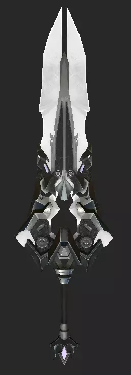 Pack With 30 Fantasy Swords - Part 05 Low-poly 3D model_19