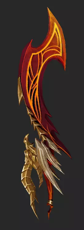 Pack With 30 Fantasy Swords - Part 05 Low-poly 3D model_30