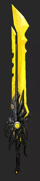 Pack With 30 Fantasy Swords - Part 04 Low-poly 3D model_17