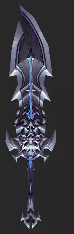 Pack With 30 Fantasy Swords - Part 04 Low-poly 3D model_30