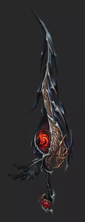 Pack With 30 Fantasy Swords - Part 04 Low-poly 3D model_12