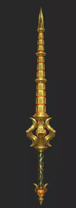 Pack With 30 Fantasy Swords - Part 04 Low-poly 3D model_9