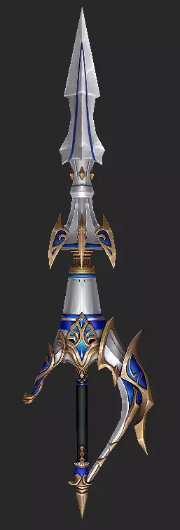 Pack With 30 Fantasy Swords - Part 04 Low-poly 3D model_2