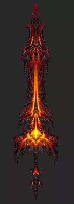 Pack With 30 Fantasy Swords - Part 04 Low-poly 3D model_23