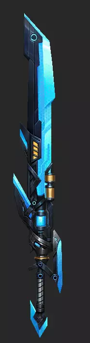 Pack With 30 Fantasy Swords - Part 04 Low-poly 3D model_21