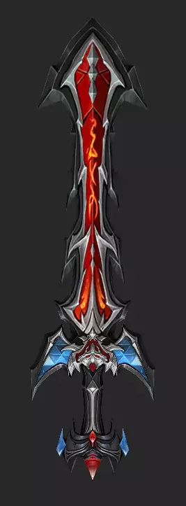 Pack With 30 Fantasy Swords - Part 04 Low-poly 3D model_6