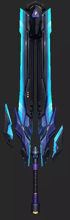 Pack With 30 Fantasy Swords - Part 03 Low-poly 3D model_29