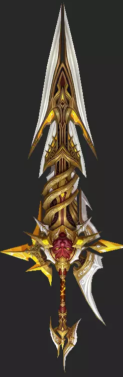 Pack With 30 Fantasy Swords - Part 02 Low-poly 3D model_24