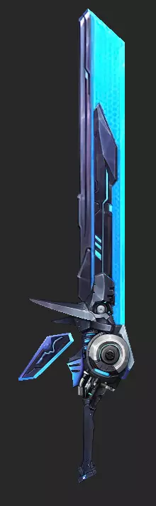 Pack With 30 Fantasy Swords - Part 02 Low-poly 3D model_9