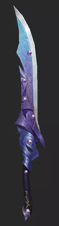 Pack With 30 Fantasy Swords - Part 02 Low-poly 3D model_7