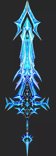 Pack With 30 Fantasy Swords - Part 01 Low-poly 3D model_16