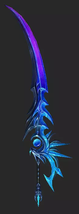 Pack With 30 Fantasy Swords - Part 01 Low-poly 3D model_18