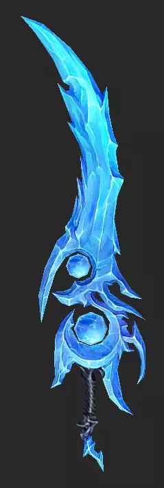 Pack With 30 Fantasy Swords - Part 01 Low-poly 3D model_17