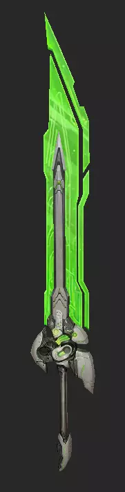 Pack With 30 Fantasy Swords - Part 01 Low-poly 3D model_15