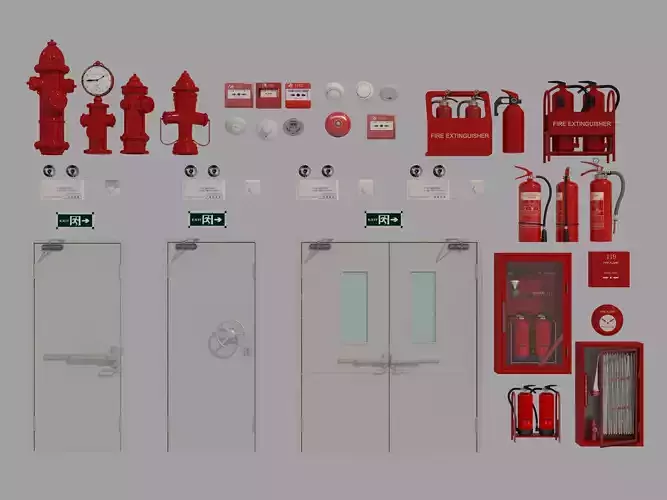 Industrial Doors Fire Extinguisher