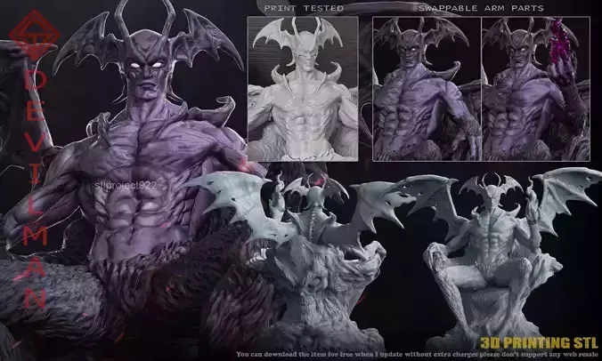 Devil Man 3D print model