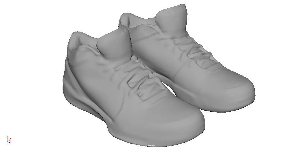 Nike zoom Kobe 4 protro Low-poly 3D model_7