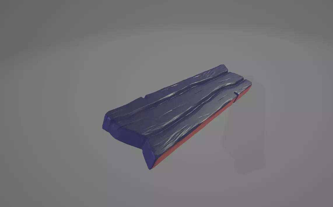 Stylized Wooden Plank Game Ready PBR 3D Asset Low-poly 3D model_15