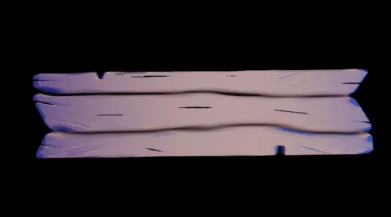 Stylized Wooden Plank Game Ready PBR 3D Asset Low-poly 3D model_4