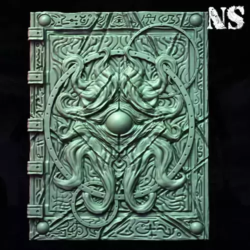 Necronomicon - Life size - Pocket size - Pendant 3D print model