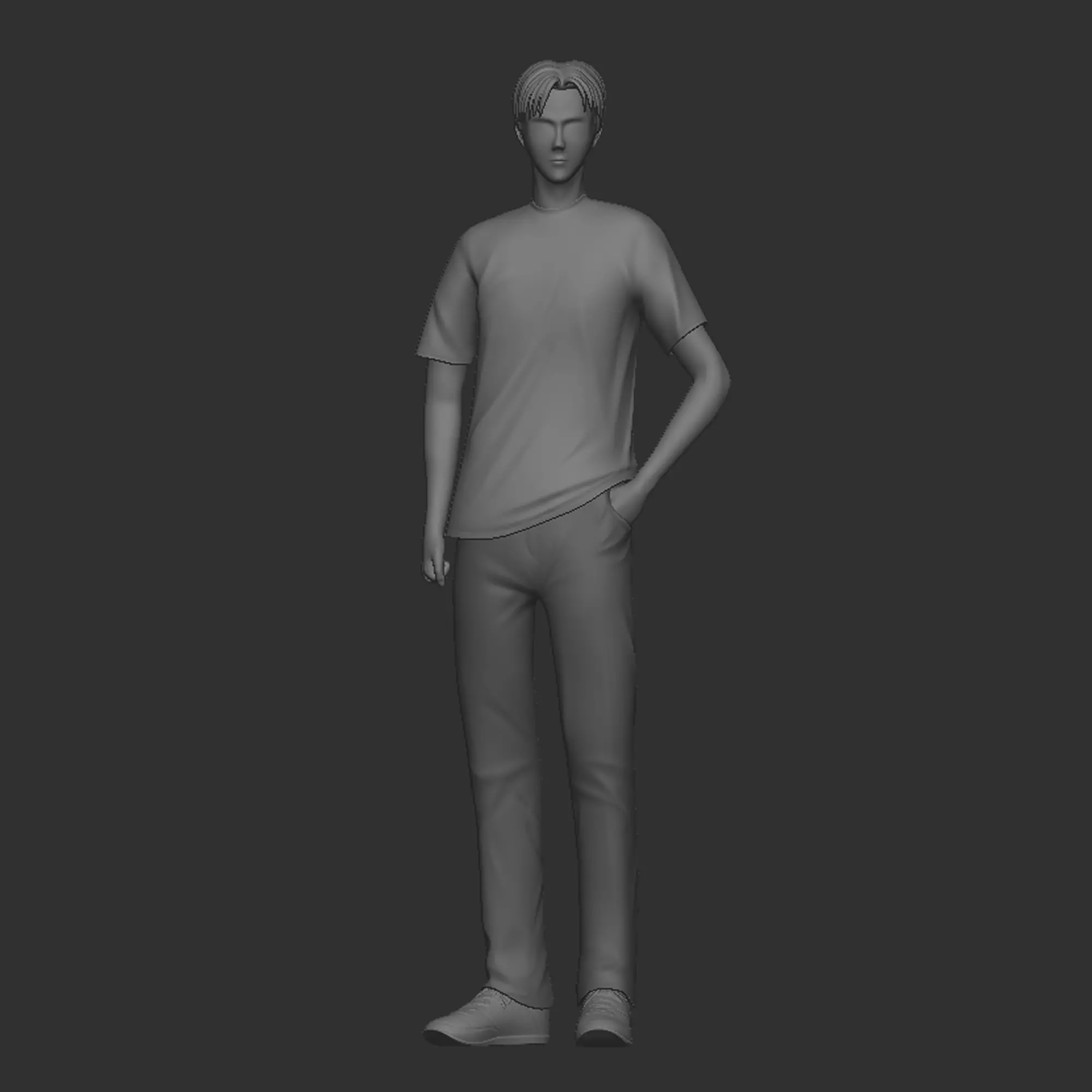 Takumi Fujiwara Initial D 3D print model