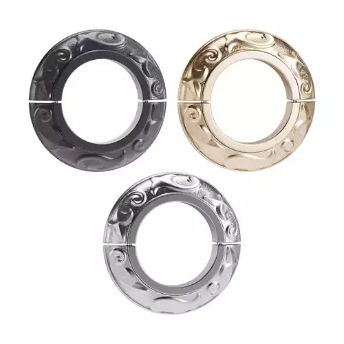 Black Radiator Flanges Aluminum Rustproof Radiator Pipe Flange